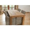 1.6m Reclaimed Teak Taplock Dining Table with 4 Donna Chairs - 3